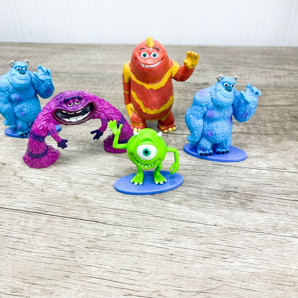 Disney Pixar Monsters University Figure Lot Sulley Mike Art George Sanderson